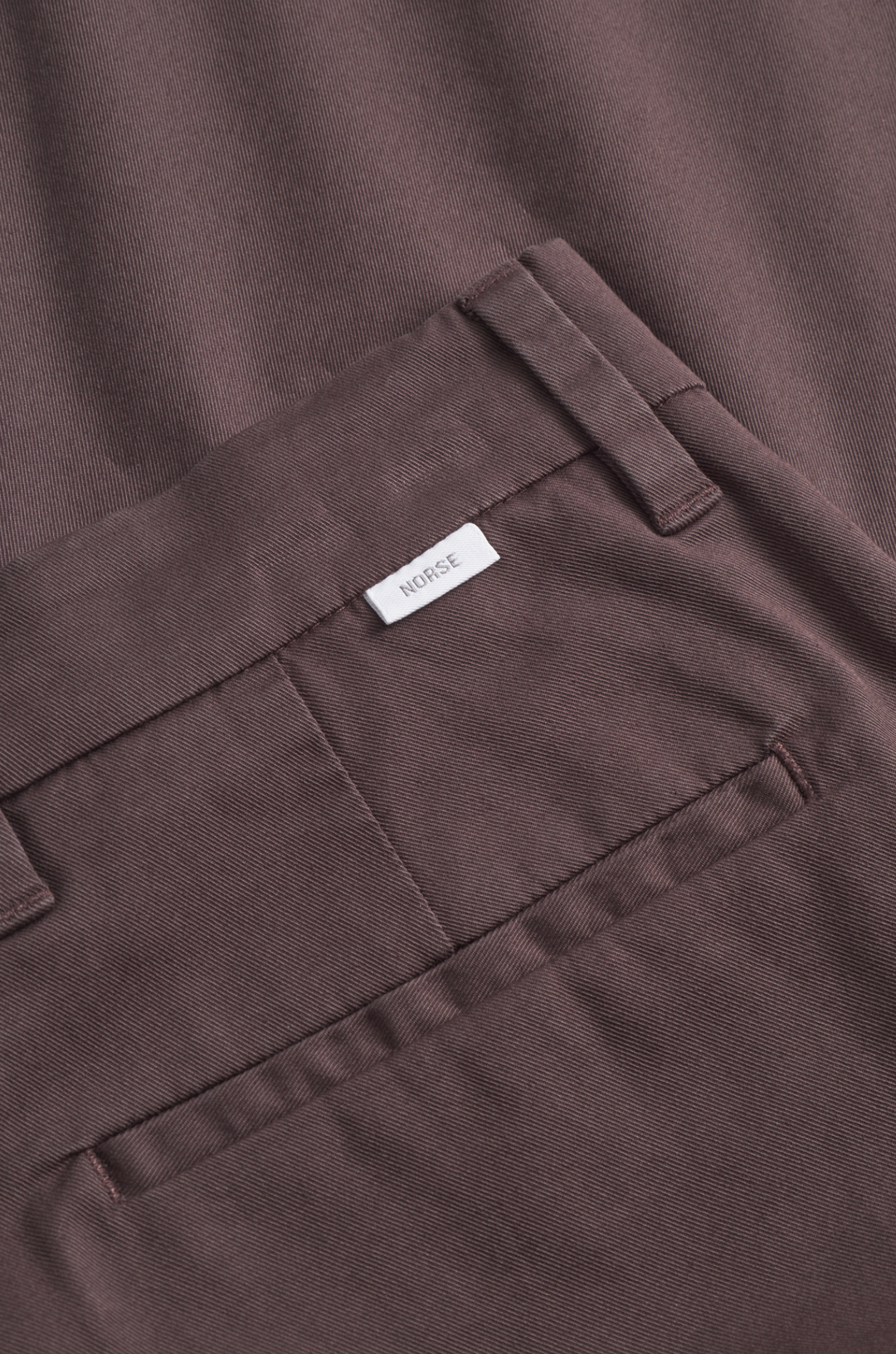 Norse Projects Standard Wide Chino - Seal Brown