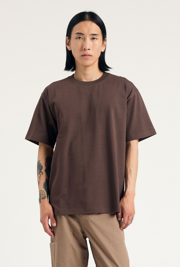 Norse Projects Standard Heavy Loose T-Shirt - Seal Brown