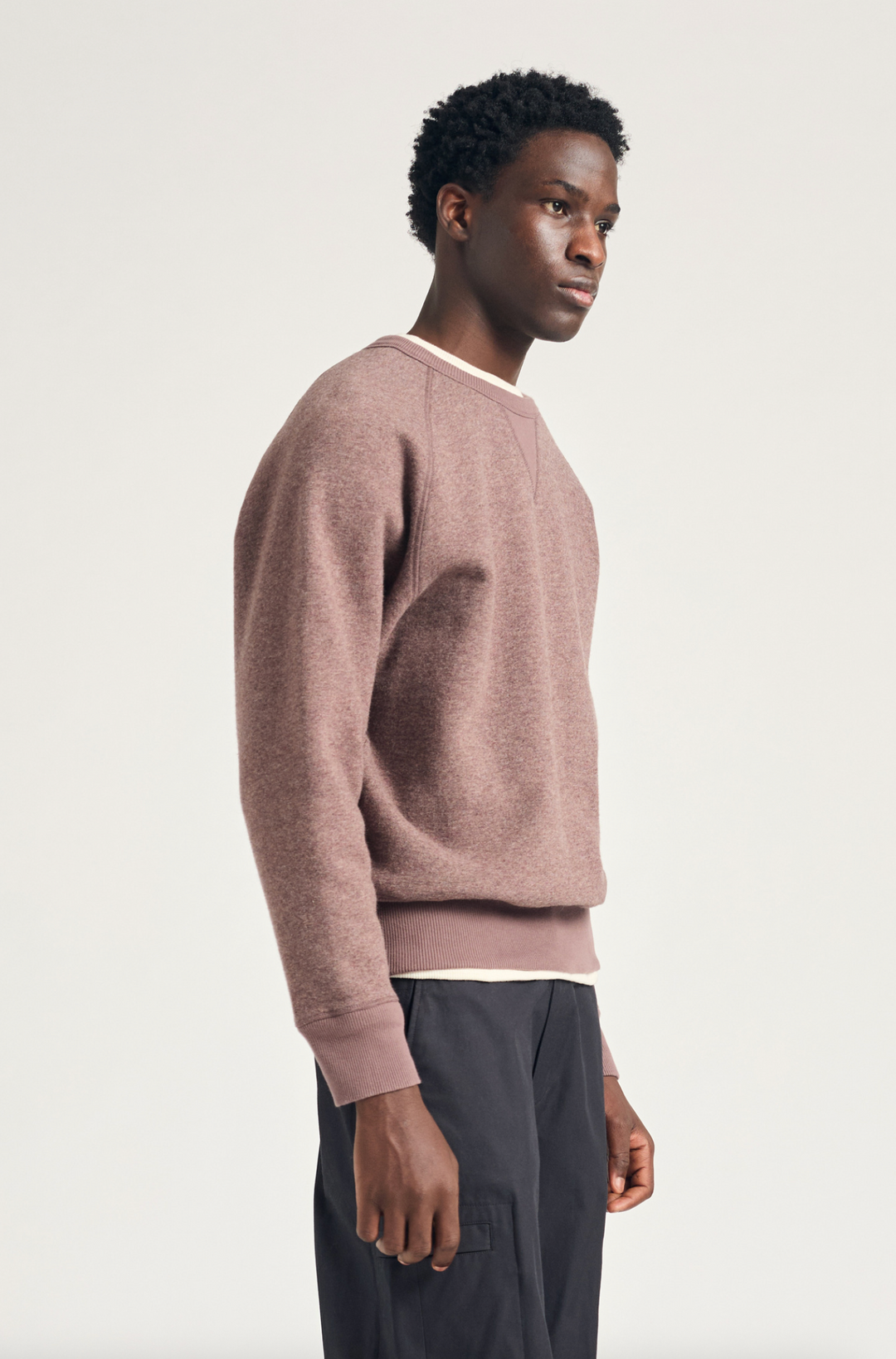 Norse Projects Marten Relaxed Cotton Wool Sweatshirt - Walnut