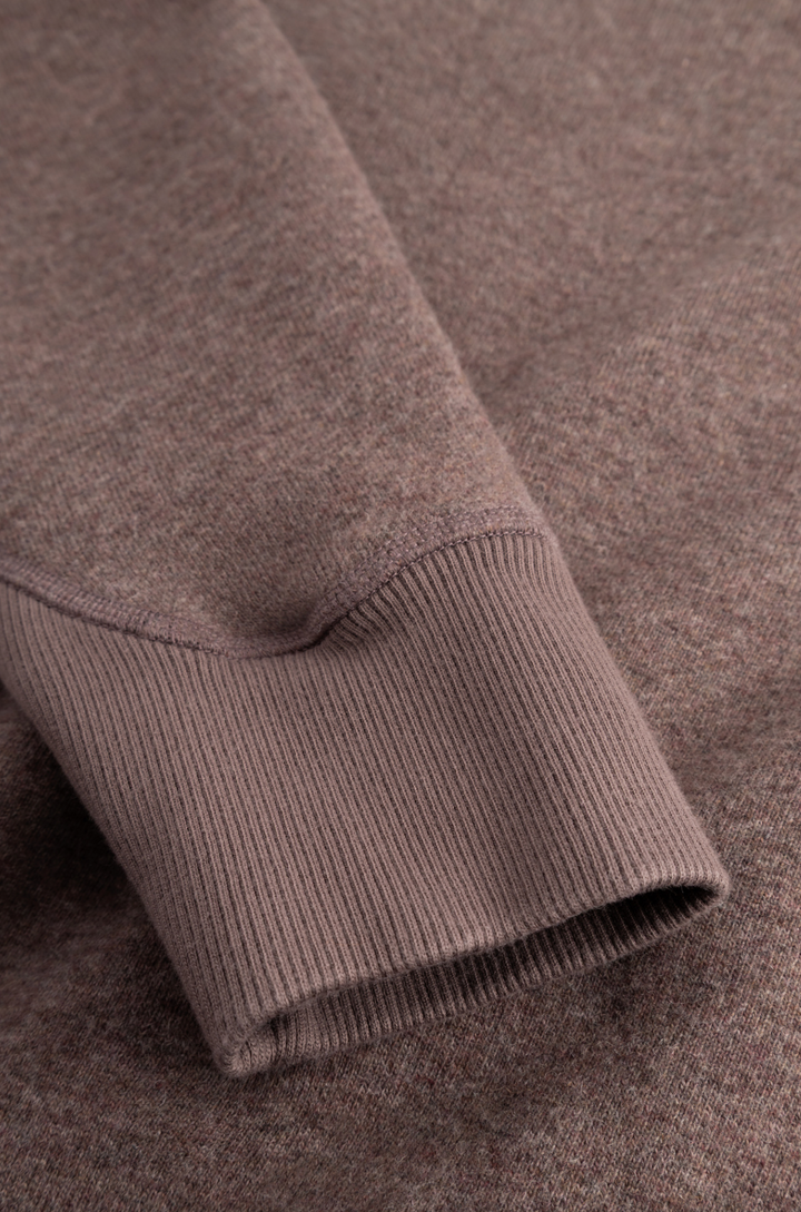 Norse Projects Marten Relaxed Cotton Wool Sweatshirt - Walnut