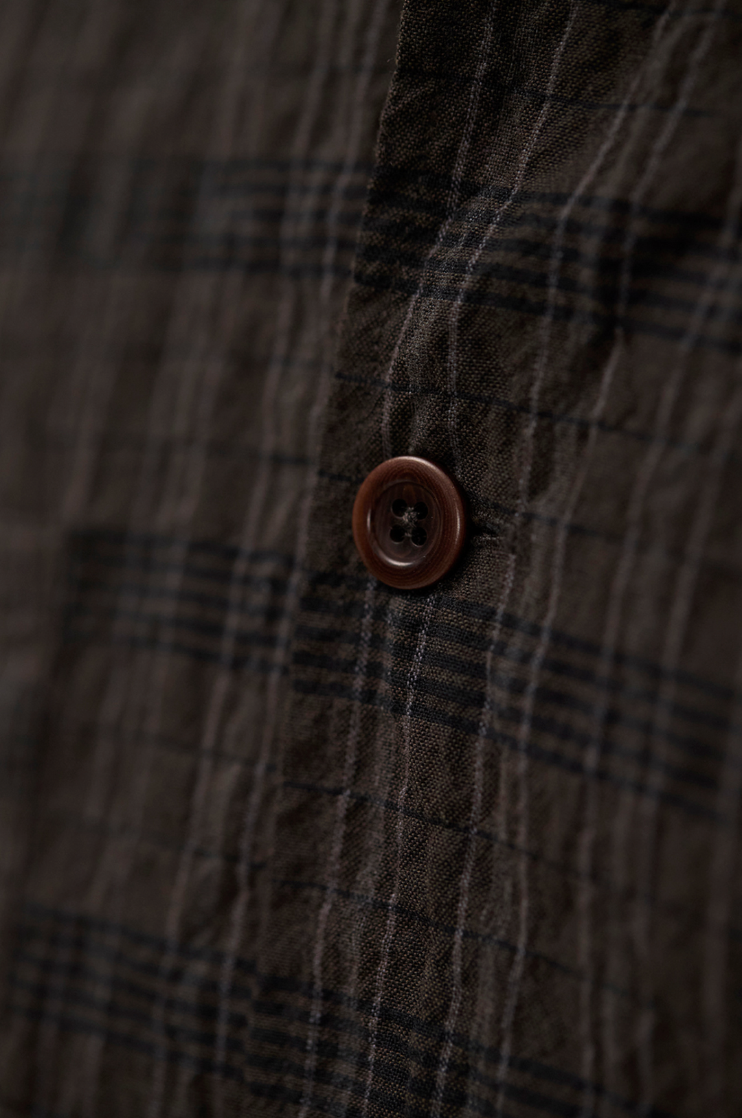 Norse Projects Mols Check Short Sleeve Camp Shirt - Delicioso Brown