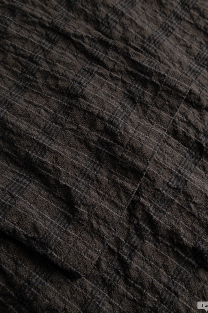 Norse Projects Mols Check Short Sleeve Camp Shirt - Delicioso Brown