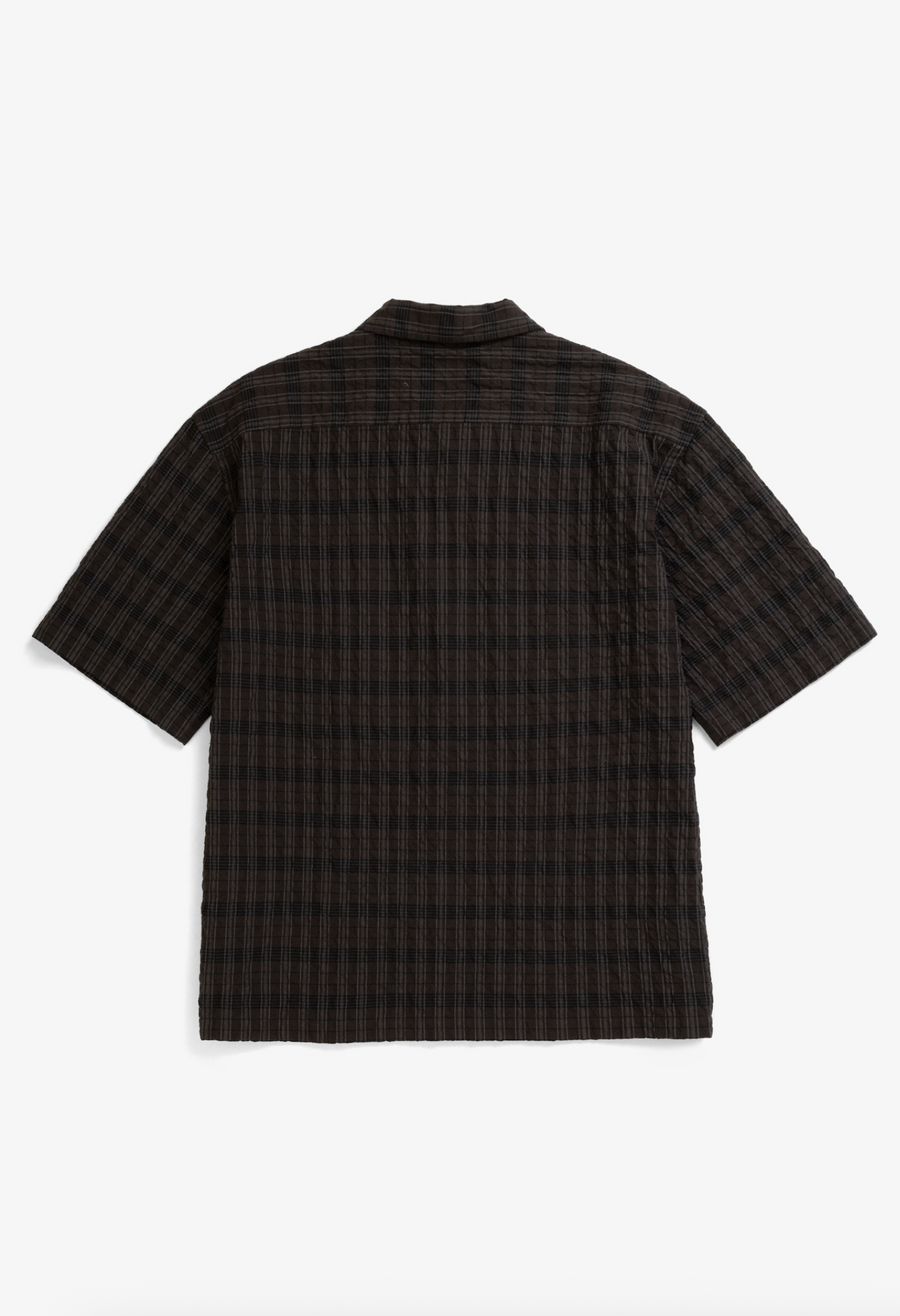 Norse Projects Mols Check Short Sleeve Camp Shirt - Delicioso Brown