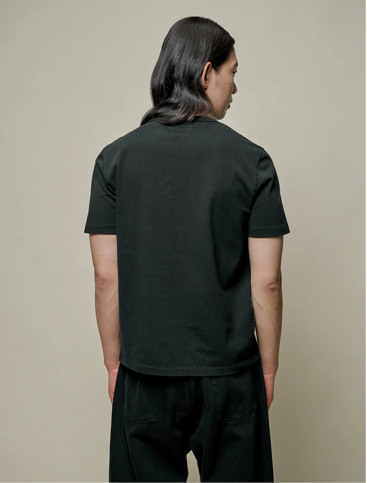 Merz b. Schwanen TEE02 Classic Cotton Jersey T-Shirt - Black