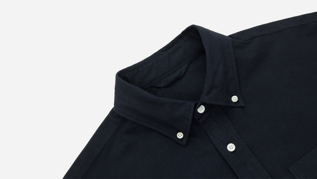 3sixteen Big Oxford Shirt - Black