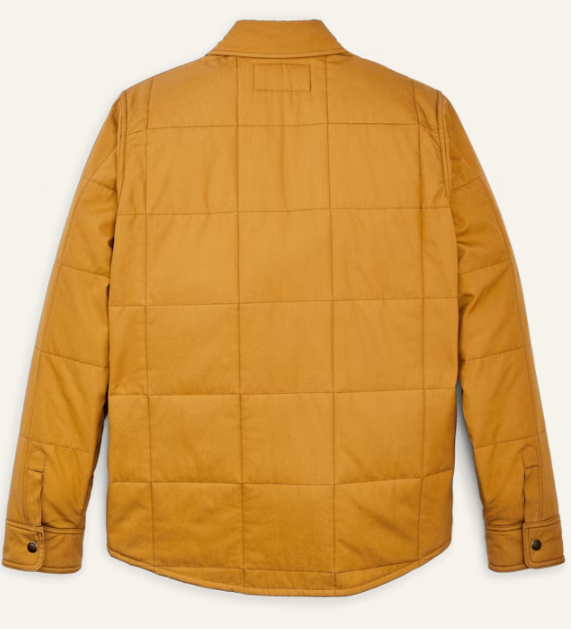 Filson Cover Cloth Quilted Jac-shirt - Yellow Ochre