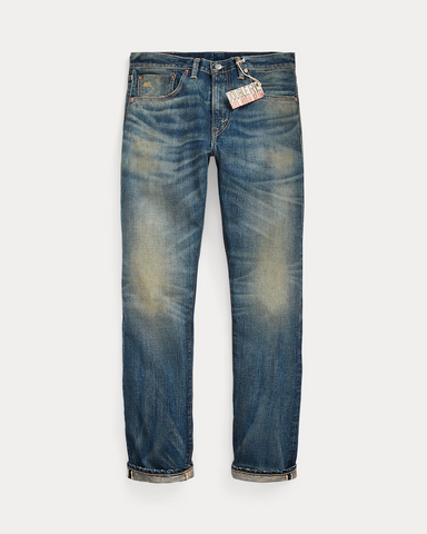 RRL High Slim Yosemite Selvedge Jean - Yosemite Wash