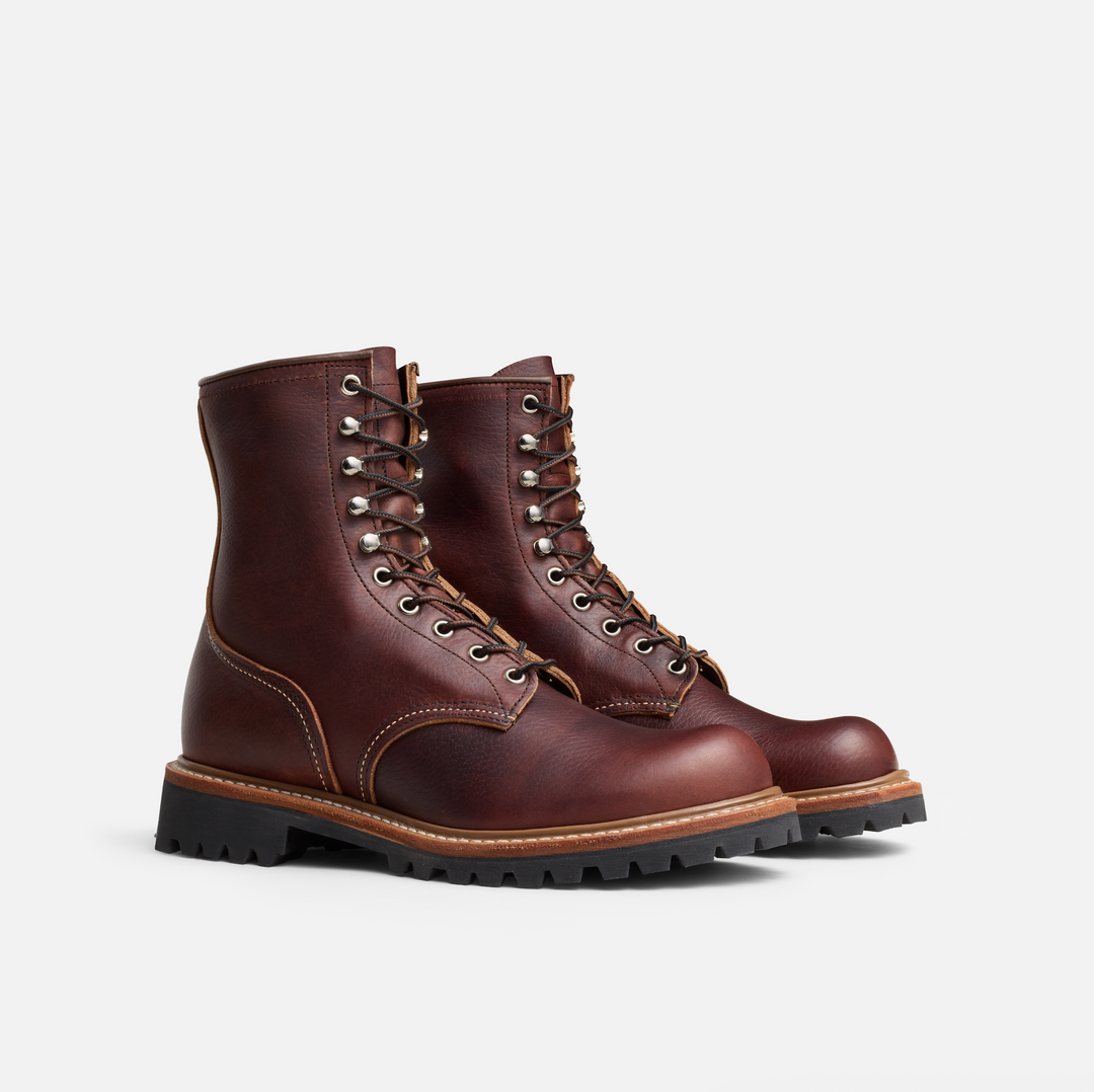 Red Wing Heritage 120th Anniversary Logger Boot in Briar Oil Slick - Style 4585