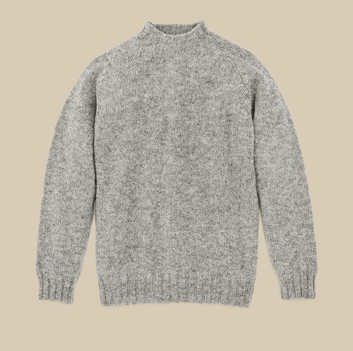 Filson Heritage 3-Gauge Wool Sweater - Oat Heather