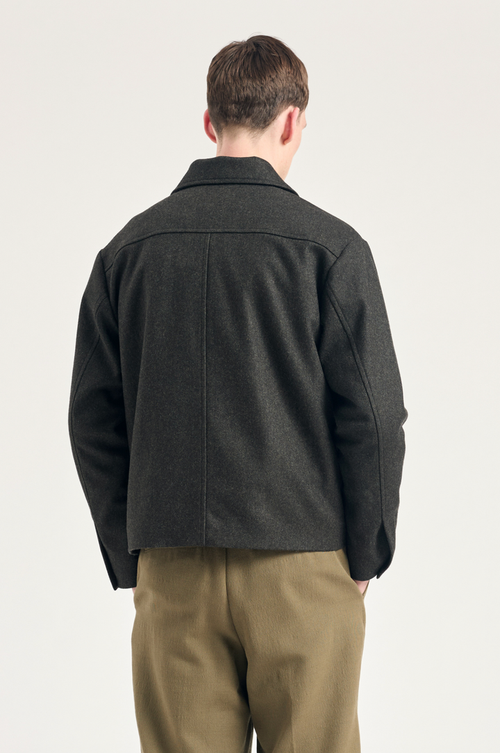 Norse Projects Kai Nobel Wool Jacket - Beech Green