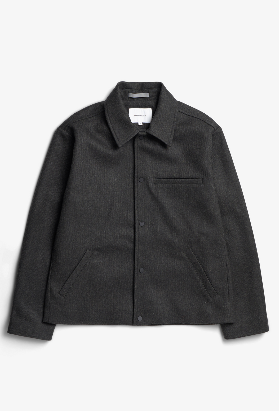 Norse Projects Kai Nobel Wool Jacket - Beech Green