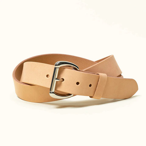 Tanner Goods Standard Belt - Natural/Stainless