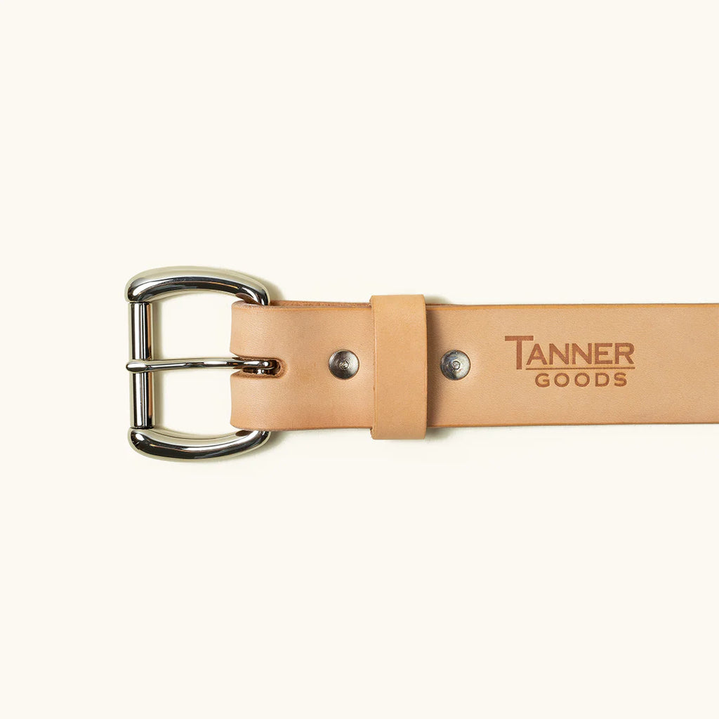 Tanner Goods Standard Belt - Natural/Stainless