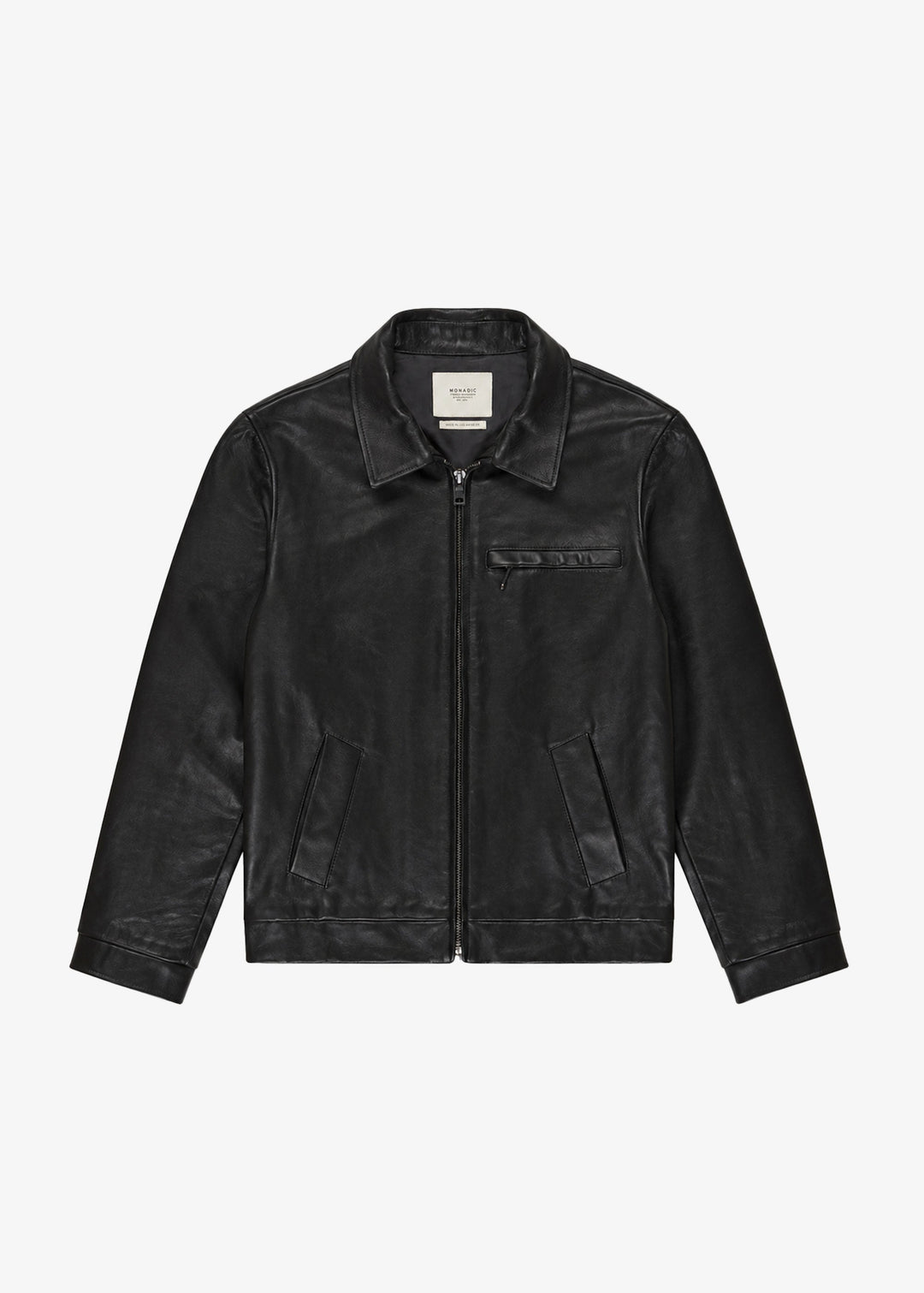 Monadic - Station Jacket Black London Leather