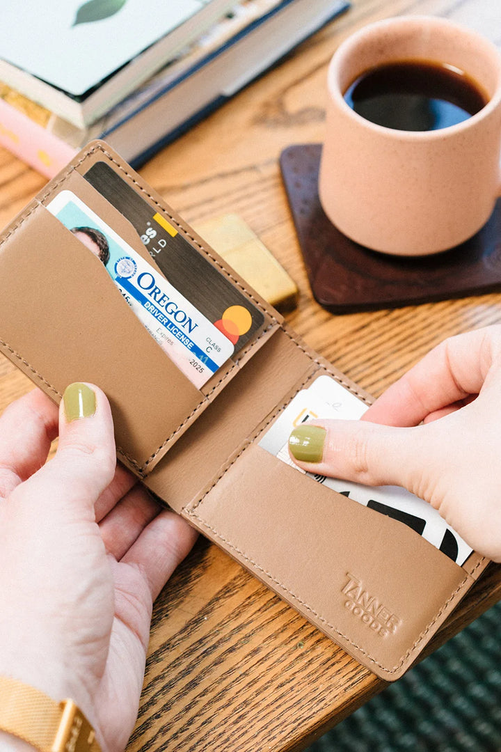 Tanner Goods Bifold Wallet - Stone Grey