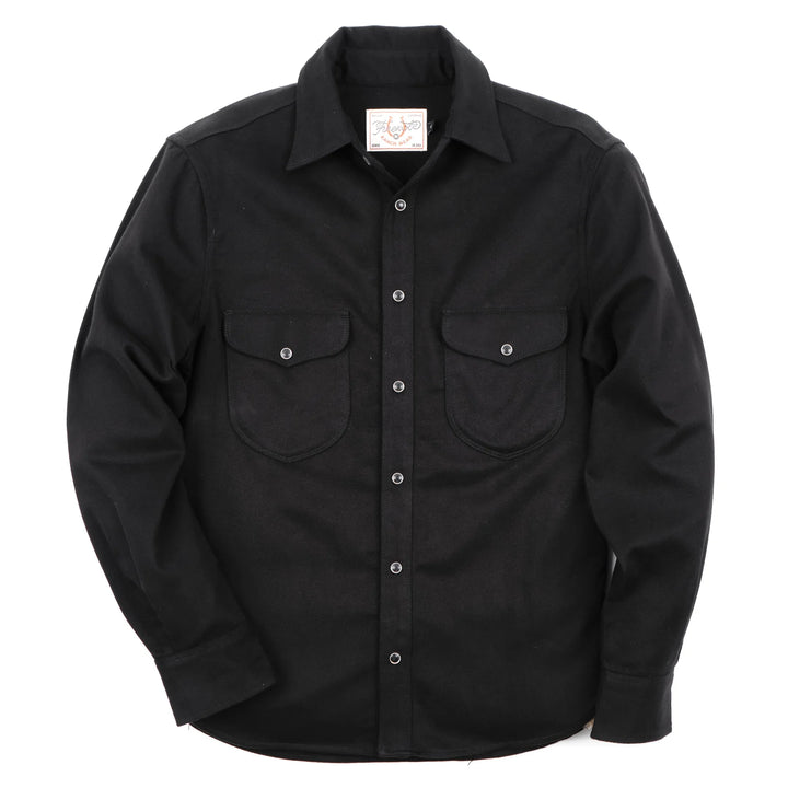 Freenote Cloth Long Sleeve Bodie - Black Twill