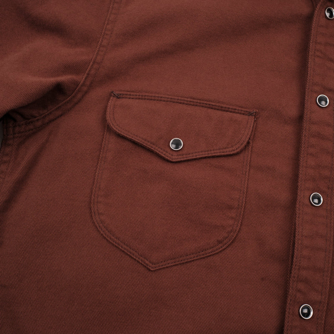 Freenote Cloth - Bodie LS Brown Twill