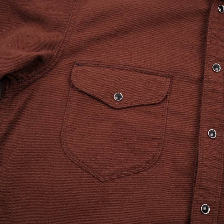 Freenote Cloth - Bodie LS Brown Twill
