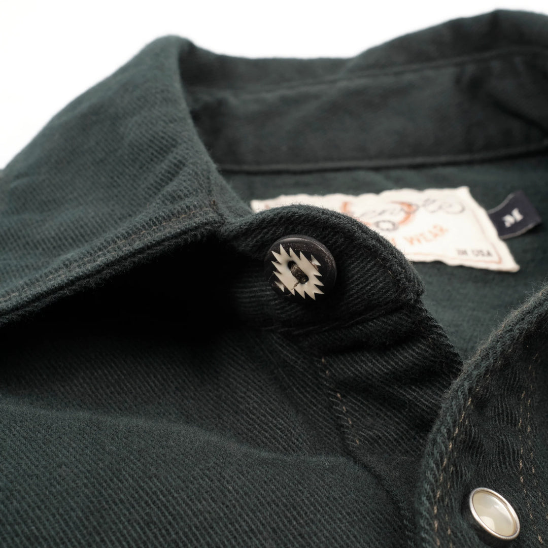 Freenote Cloth - Bodie LS- Forest Twill