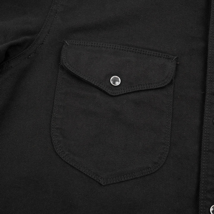 Freenote Cloth - Bodie LS Black Twill