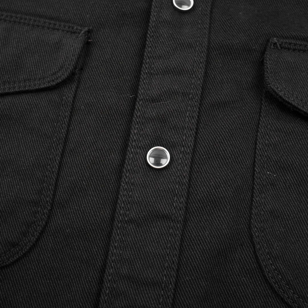 Freenote Cloth Long Sleeve Bodie - Black Twill