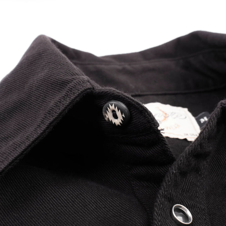 Freenote Cloth Long Sleeve Bodie - Black Twill