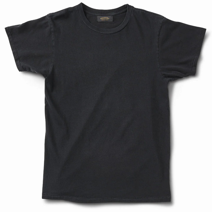 Schaeffer’s Garment Hotel Ringspun 40's Tee - Worn Black