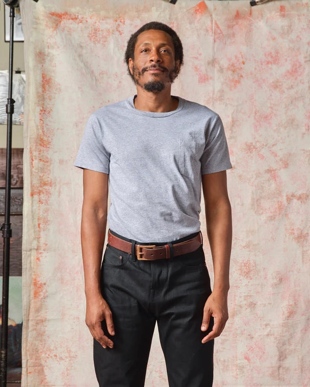 Tellason Pocket Tee - Heather Grey
