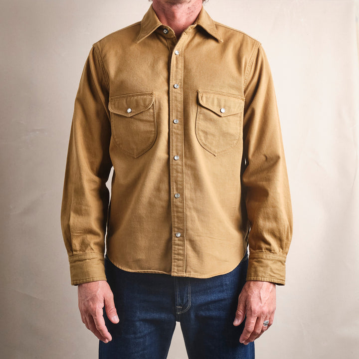 Freenote Cloth Long Sleeve Bodie - Khaki Twill