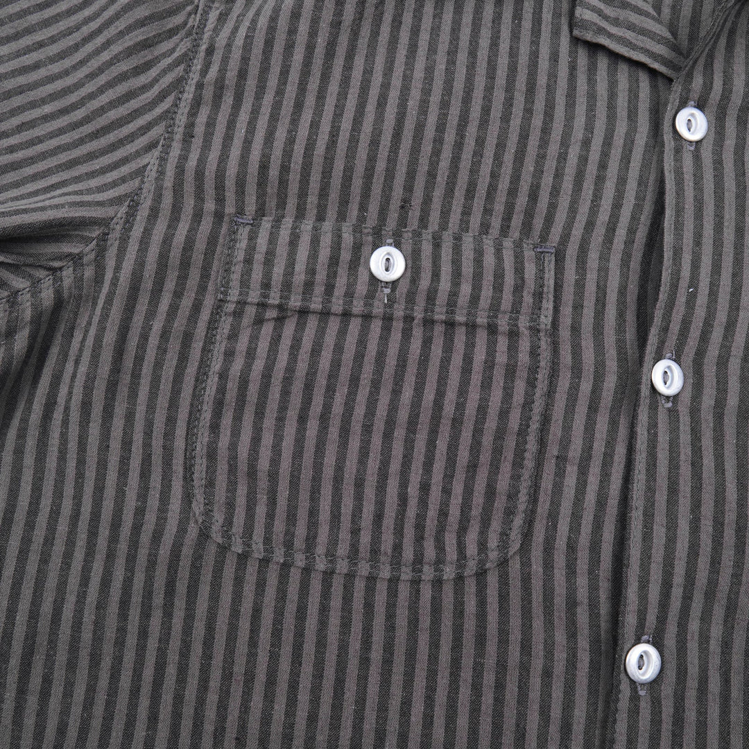 Freenote Cloth - Dayton Black Stripe