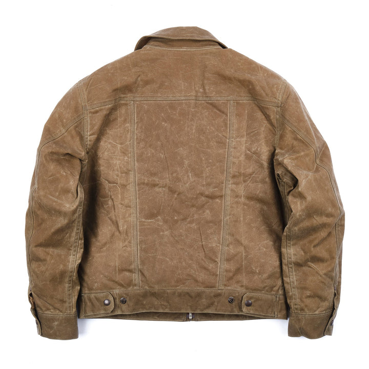 Freenote Cloth- Faro Jacket 10oz Waxed Canvas- Tobacco
