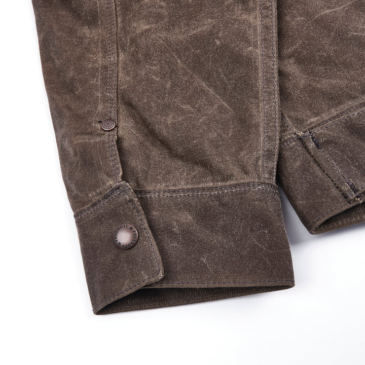 Freenote Cloth- Faro Jacket 10 oz Waxed Canvas- OAK