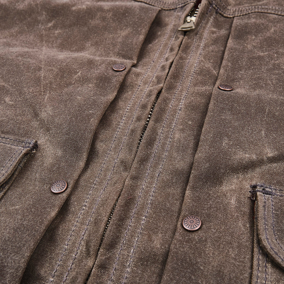 Freenote Cloth- Faro Jacket 10 oz Waxed Canvas- OAK