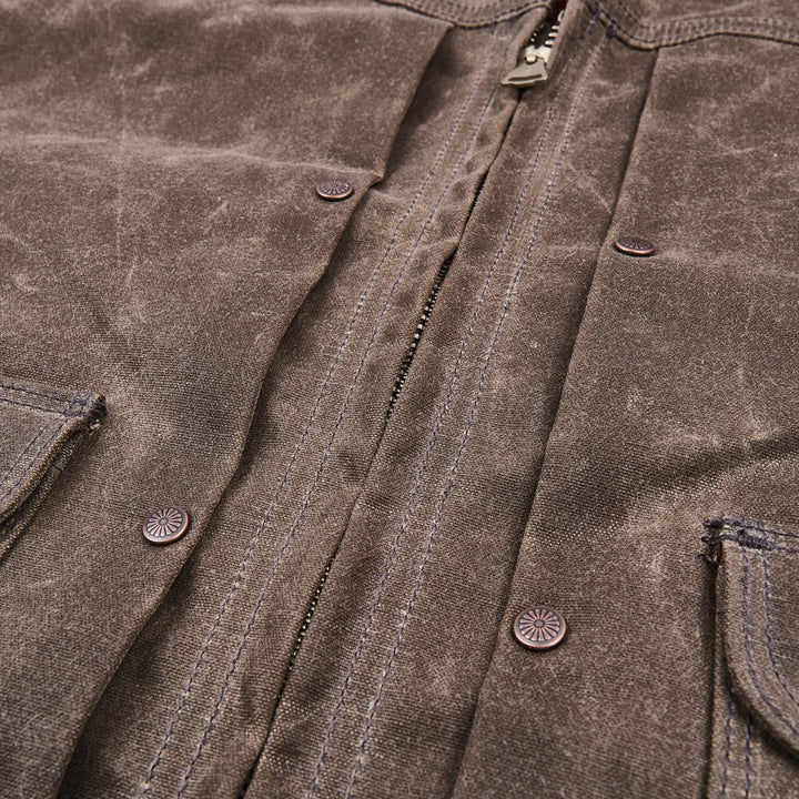 Freenote Cloth- Faro Jacket 10 oz Waxed Canvas- OAK