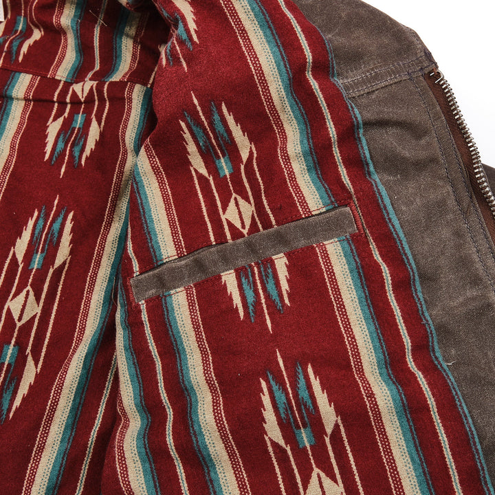 Freenote Cloth- Faro Jacket 10 oz Waxed Canvas- OAK