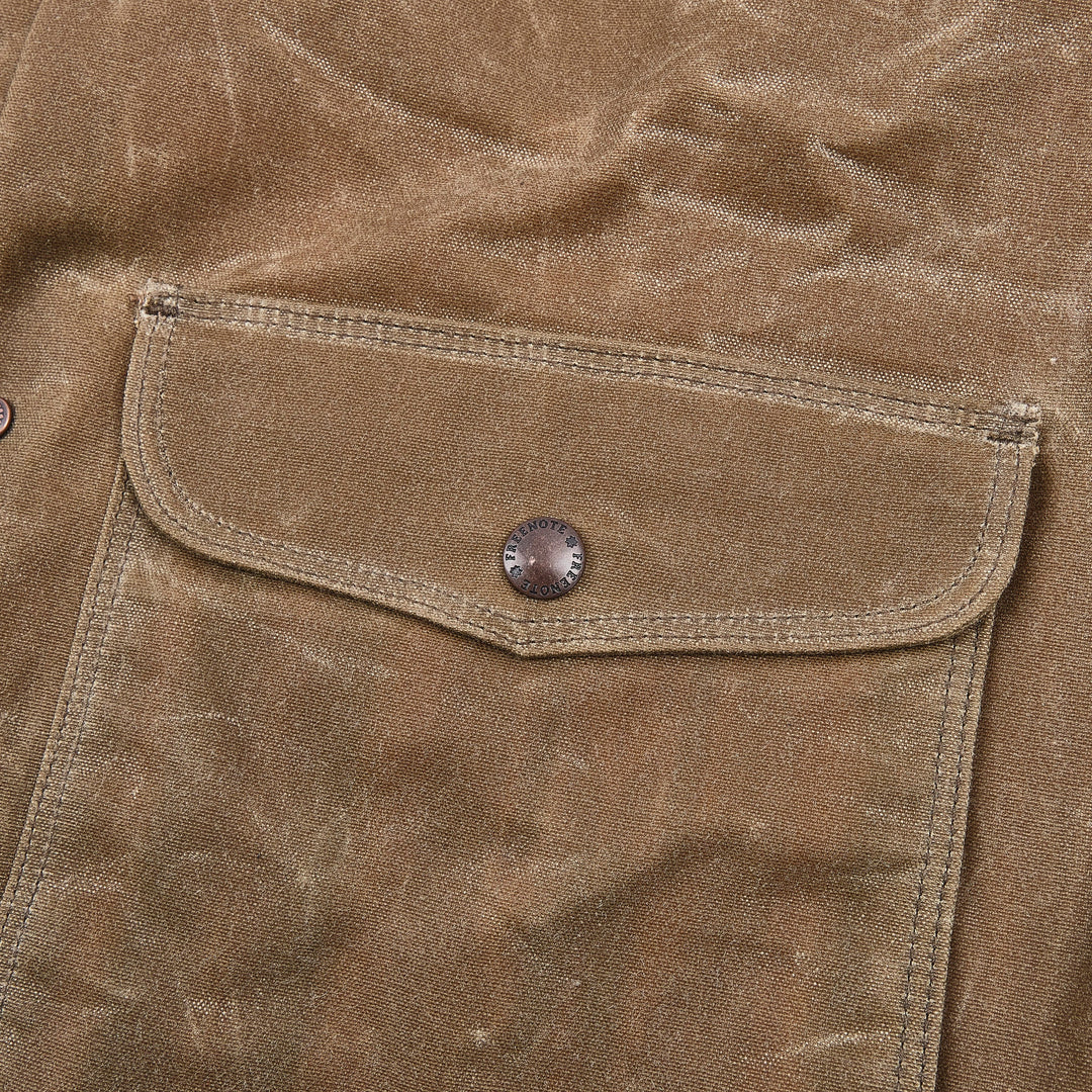 Freenote Cloth- Faro Jacket 10oz Waxed Canvas- Tobacco