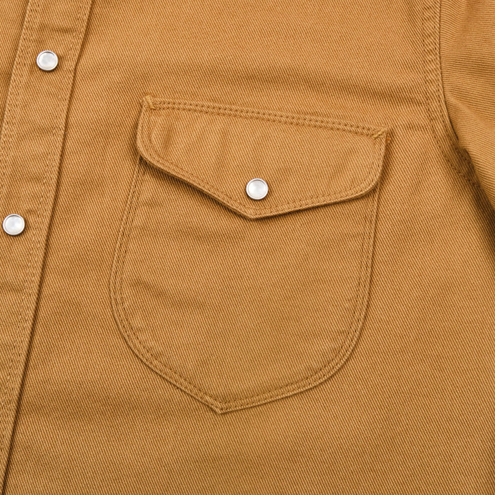 Freenote Cloth Long Sleeve Bodie - Khaki Twill