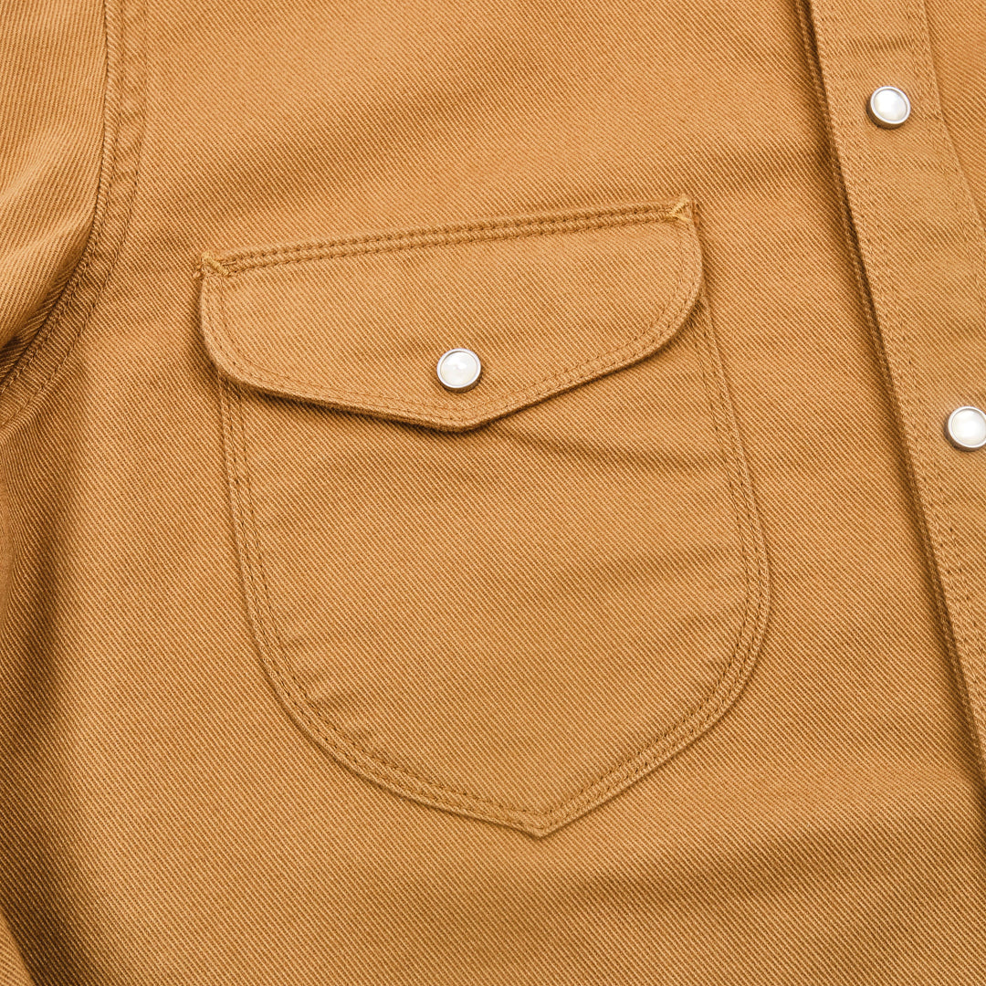 Freenote Cloth Long Sleeve Bodie - Khaki Twill