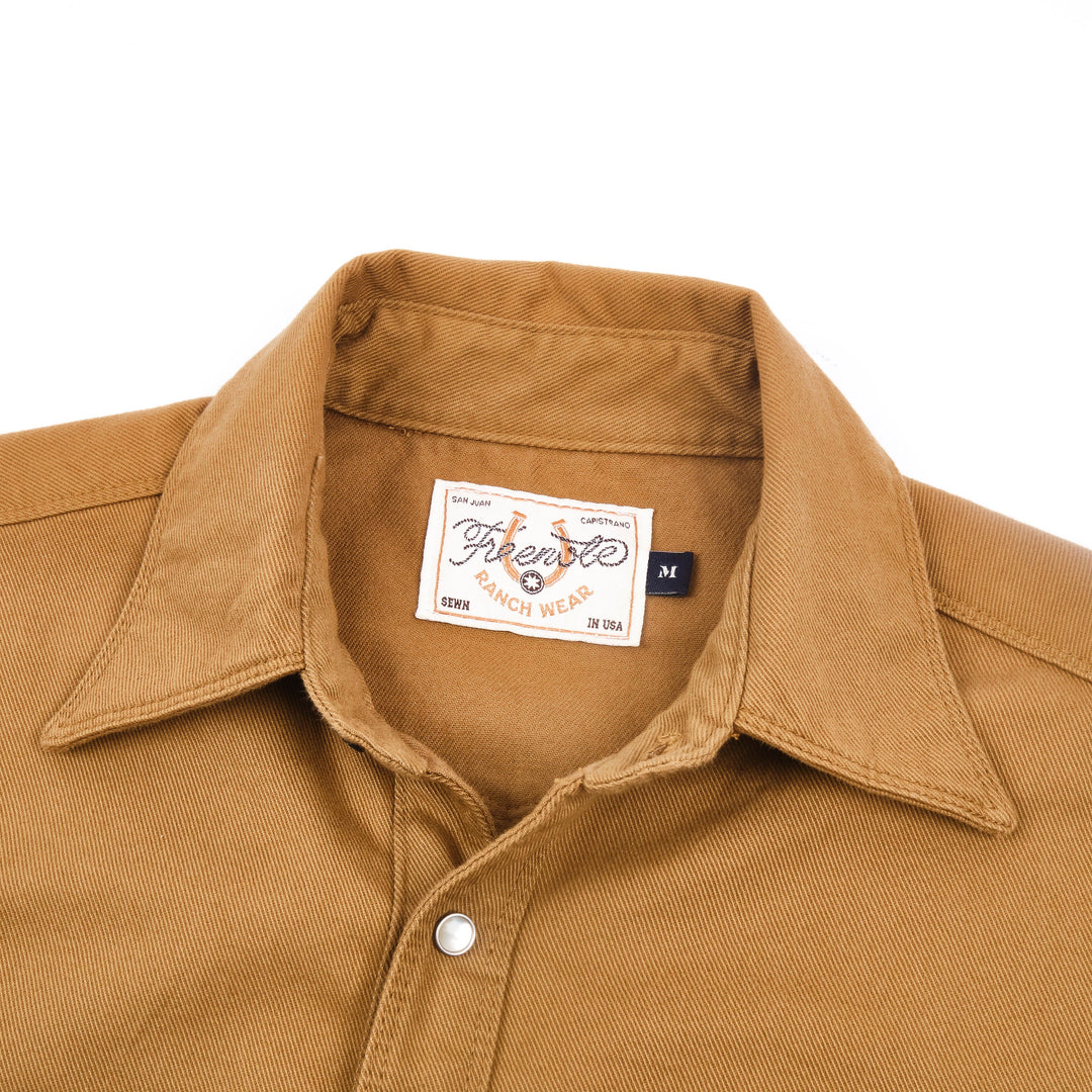 Freenote Cloth Long Sleeve Bodie - Khaki Twill