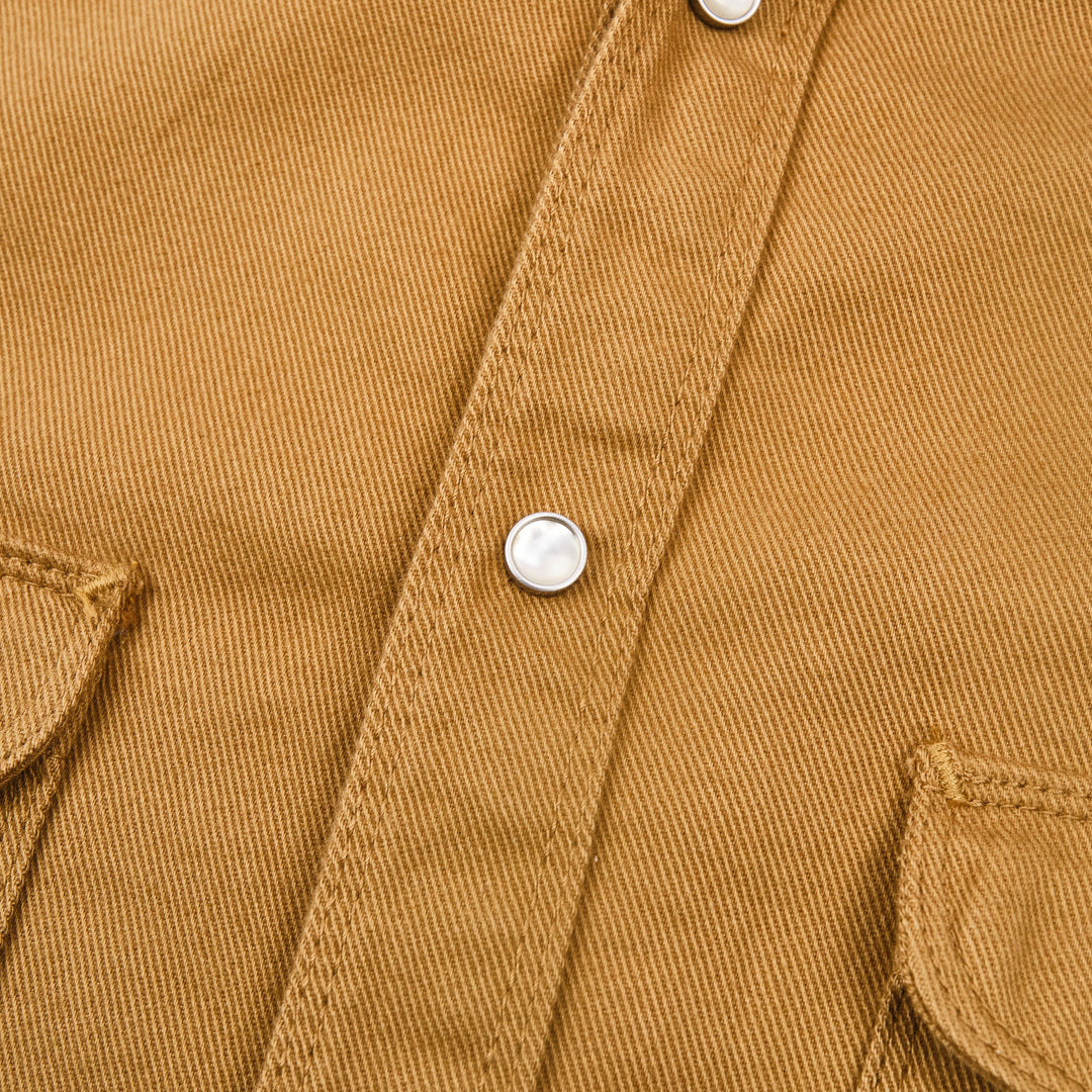 Freenote Cloth Long Sleeve Bodie - Khaki Twill
