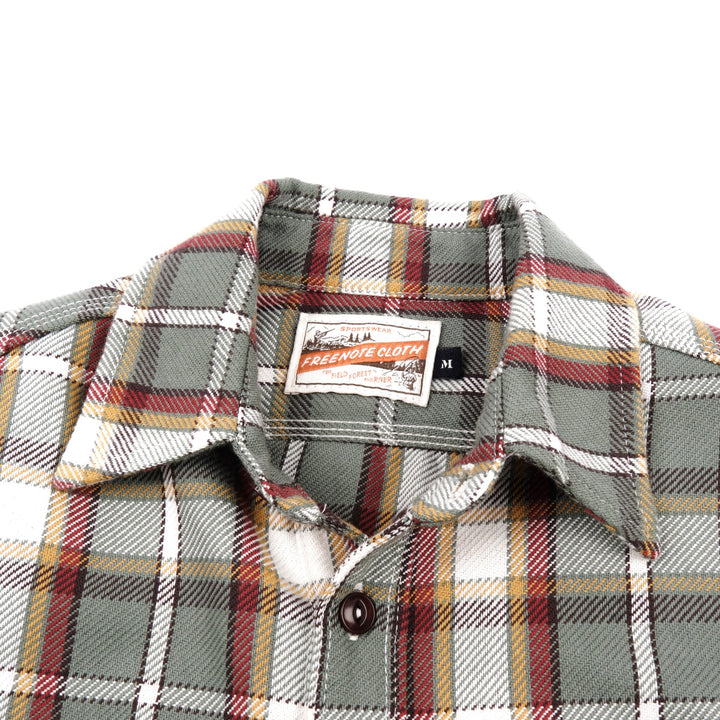 Freenote Cloth - Wells Aloe Green Plaid