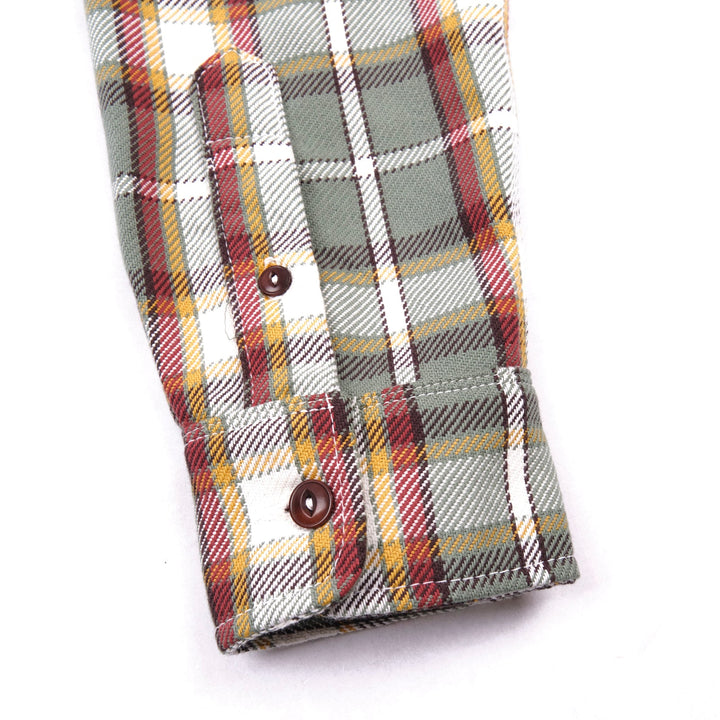 Freenote Cloth - Wells Aloe Green Plaid