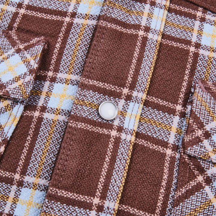 Freenote Cloth Western Scout - Brown Plaid