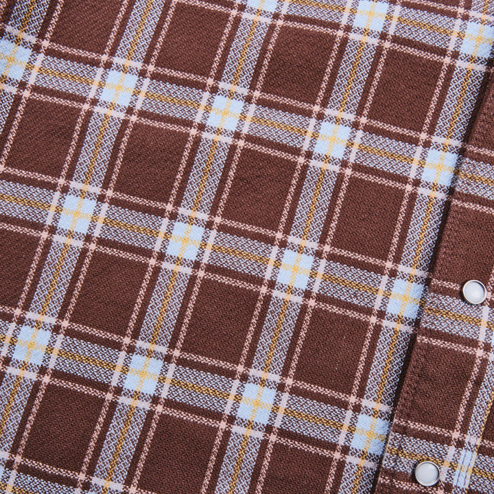 Freenote Cloth Western Scout - Brown Plaid