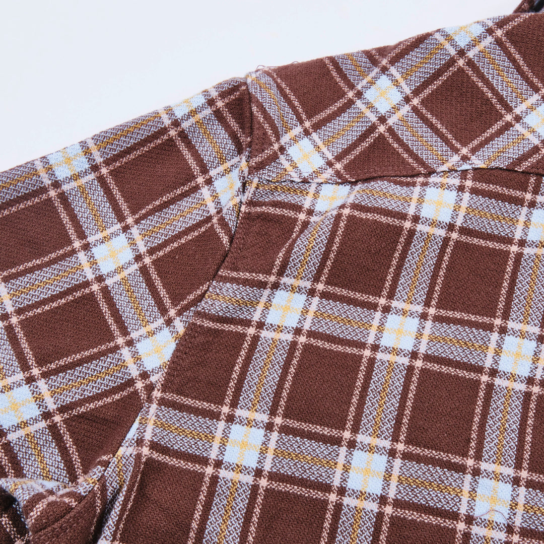 Freenote Cloth Western Scout - Brown Plaid