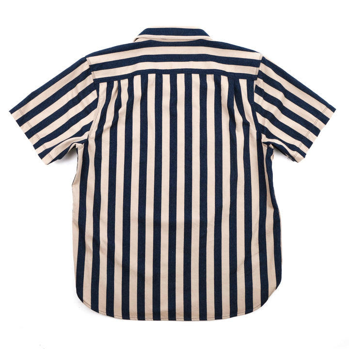 Freenote Cloth - Dayton Wide Indigo Stripe