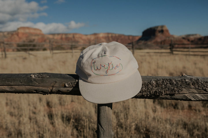 Wythe Chainstitched Canvas Ranch Hat - Cream