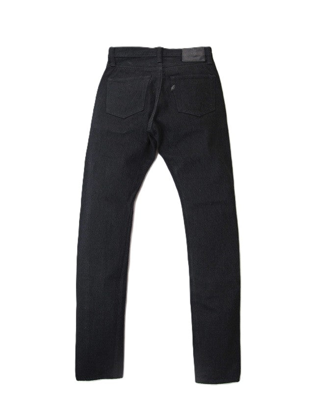 Pure Blue Japan 14oz Double Black Relaxed Tapered [XX-019-BK]