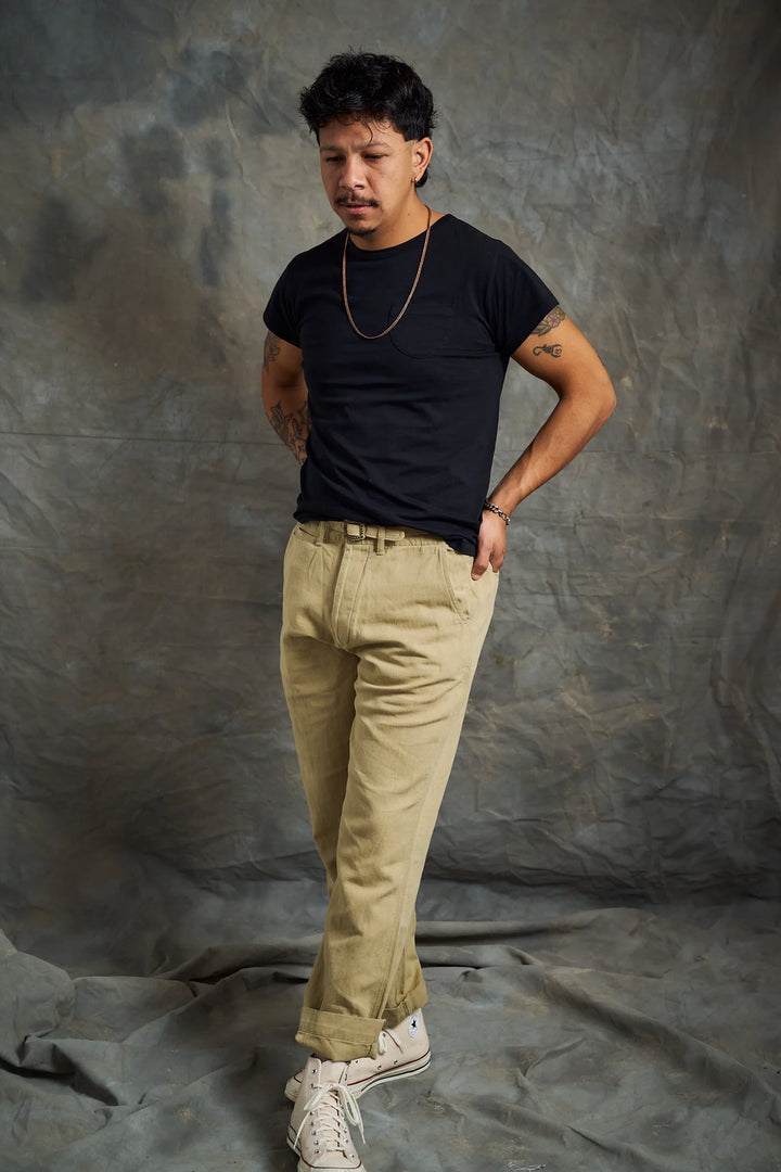 Wythe Tubular Pocket Tee Shirt - Deep Black