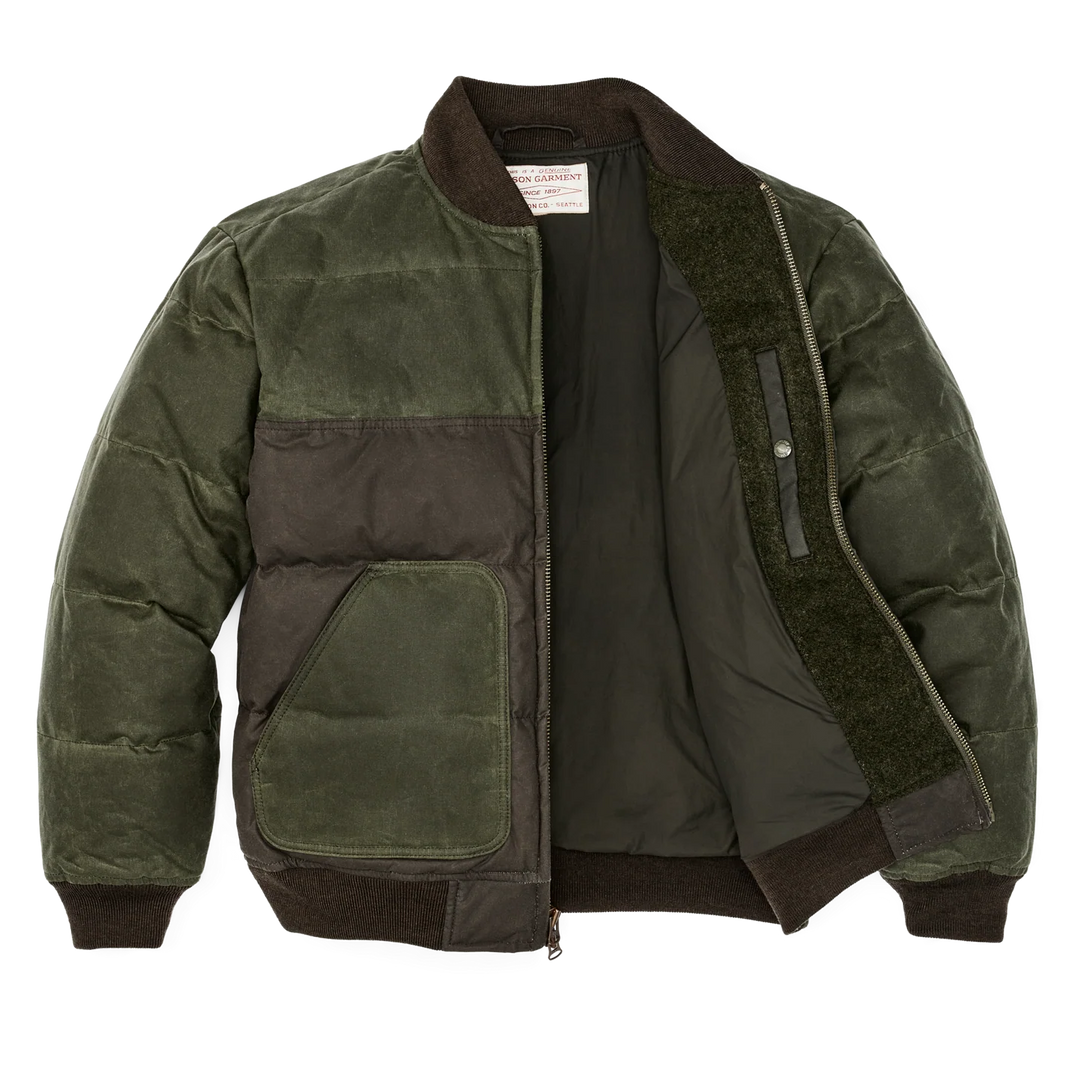 Filson Down Bomber Jacket - Otter Green